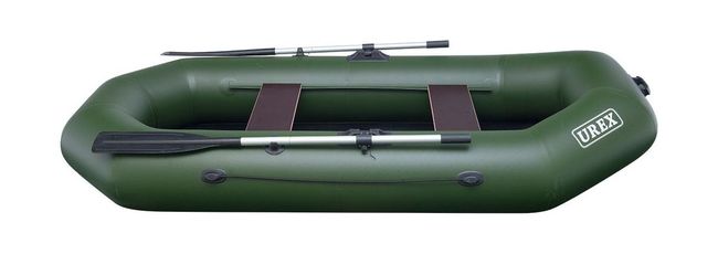 Надувная лодка ПВХ UREX 240, зеленая