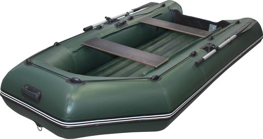Надувная лодка ПВХ UREX 340 НДНД, зеленая