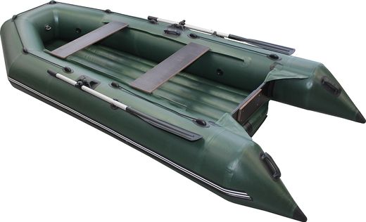 Надувная лодка ПВХ UREX 340 НДНД, зеленая