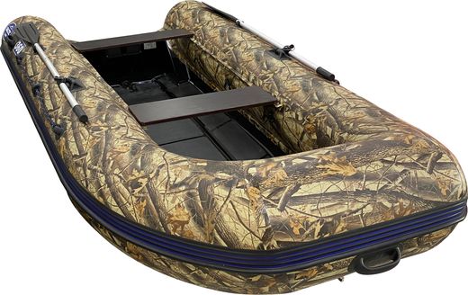 Лодка РИБ (RIB) Baltic Boats Аполлон 360, камуфляж лес, корпус черный