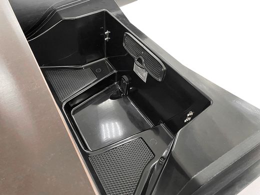 Лодка РИБ (RIB) RiverBoats RB 430, черно-серый, накладка на рундук, утка, защита киля, корпус графит