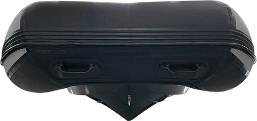 Лодка РИБ (RIB) RiverBoats RB 430, черно-серый, накладка на рундук, утка, защита киля, корпус графит