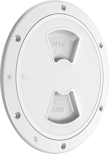 Лючок палубный 4'' белый, SeaFlo