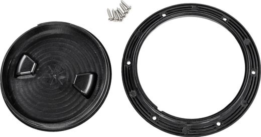 Лючок палубный 6", черный, Marine Rocket