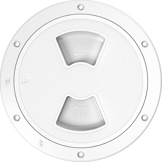 Лючок палубный 8'', белый, SeaFlo