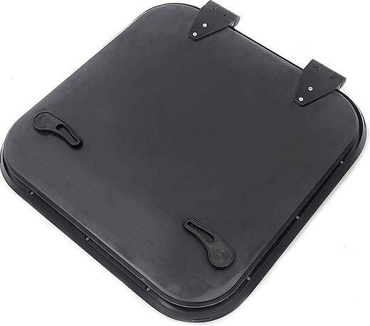 Люк палубный безрамный Пеликан 425x425 R75 (черное исполнение)