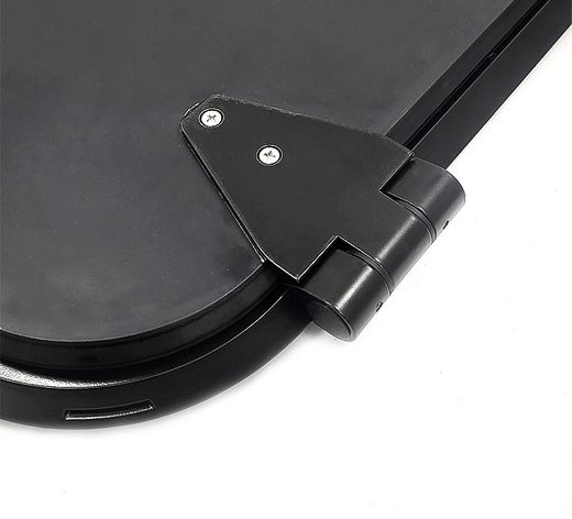 Люк палубный безрамный Пеликан 522x522 R75 (черное исполнение)