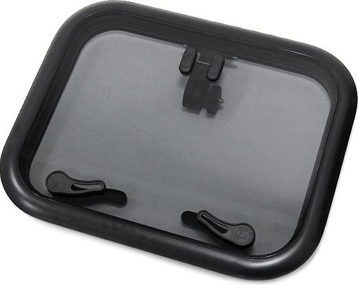 Люк палубный распашной Альбатрос 572x457 (черное исполнение)