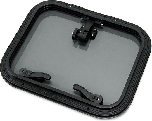 Люк палубный распашной Альбатрос 572x457 (черное исполнение)