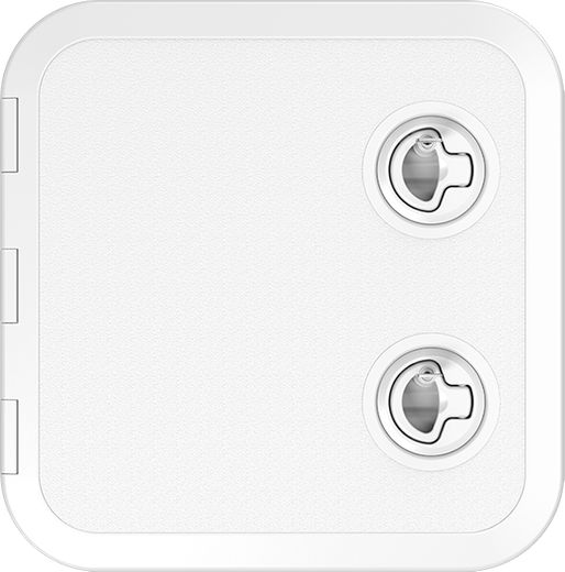 Люк смотровой белый, SeaFlo, 370 х 375 мм