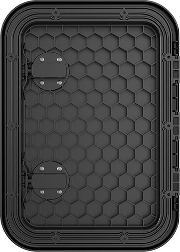 Люк смотровой черный, SeaFlo, 315 х 440 мм