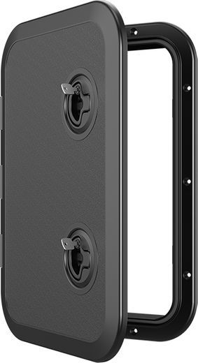 Люк смотровой черный, SeaFlo, 315 х 440 мм