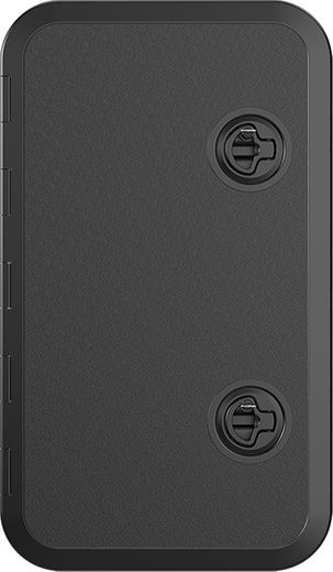 Люк смотровой черный, SeaFlo, 353 х 606 мм