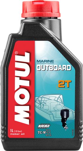 Масло моторное Motul Outboard 2T, минеральное (1 л)