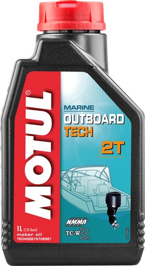 Масло моторное Motul Outboard Tech 2T, Technosynthese (1 л)