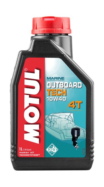 Масло моторное Motul Outboard Tech 4T 10W40, Technosynthese (1 л)