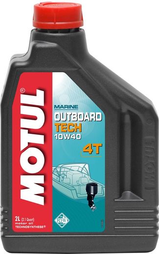 Масло моторное Motul Outboard Tech 4T 10W40, Technosynthese (2 л)