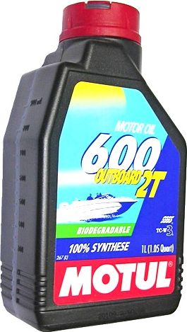 Масло MOTUL 600 Outboard 2T 1л. синтетика