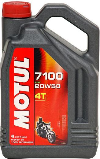 Масло MOTUL 7100 Ester 4T 20W50 4 л синтетика