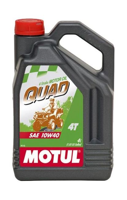 Масло Motul Quad 4T 10W40, 4 л, минеральное (для квадроциклов)