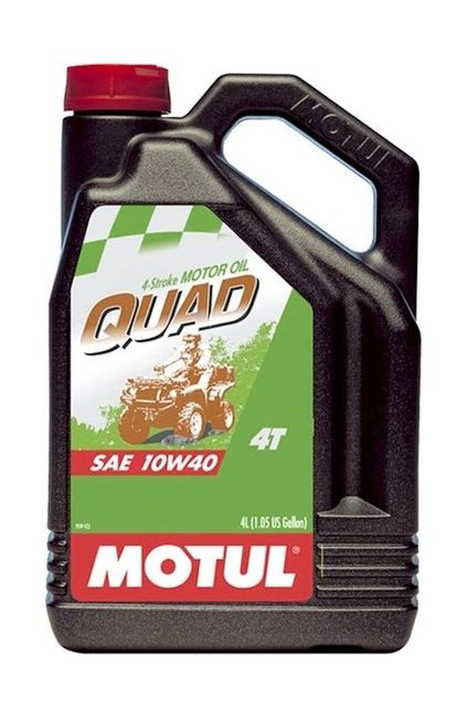 Масло Motul Quad 4T 10W40, 4 л, минеральное (для квадроциклов)