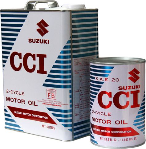 Масло Suzuki 2-х тактное CCI минеральное, 1л