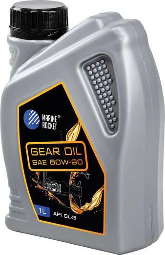 Масло трансмиссионное Marine Rocket, Gear Oil Sae 90, 1L (упаковка 24 шт.)