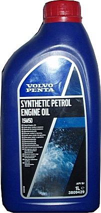 Масло Volvo Penta моторное синтетическое SAE 15W50 для бензиновых двигателей, 1л.
