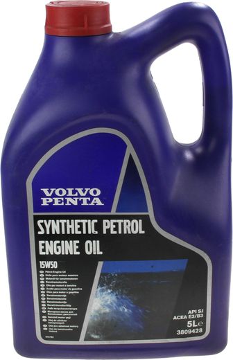 Масло Volvo Penta моторное синтетическое SAE 15W50 для бензиновых двигателей, 5л.