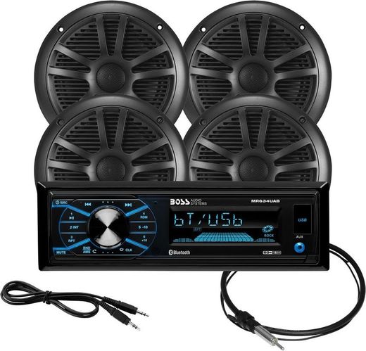 Морская аудиосистема BOSS MCBK634B.64 (комплект4)