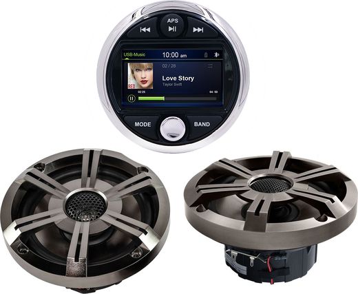 Морская аудиосистема Marine Rocket MRH-301 (комплект 2DP)