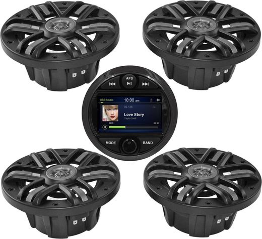 Морская аудиосистема Marine Rocket MRH-301 (комплект 4B)