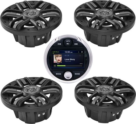 Морская аудиосистема Marine Rocket MRH-301 (комплект 4B)