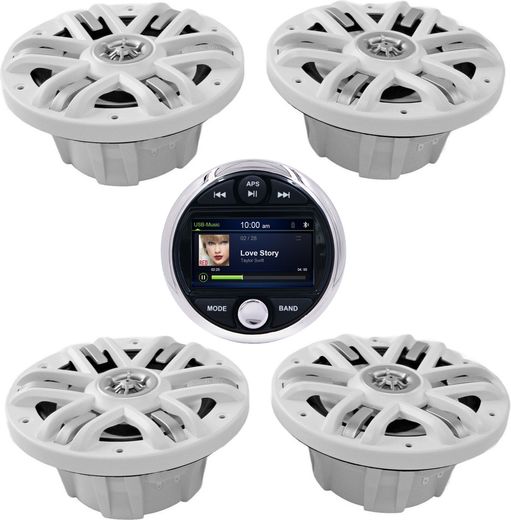 Морская аудиосистема Marine Rocket MRH-301 (комплект 4W)