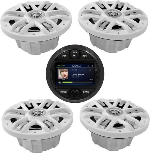 Морская аудиосистема Marine Rocket MRH-301 (комплект 4W)