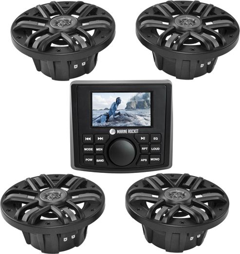 Морская аудиосистема Marine Rocket MRH-335 (комплект 4B)