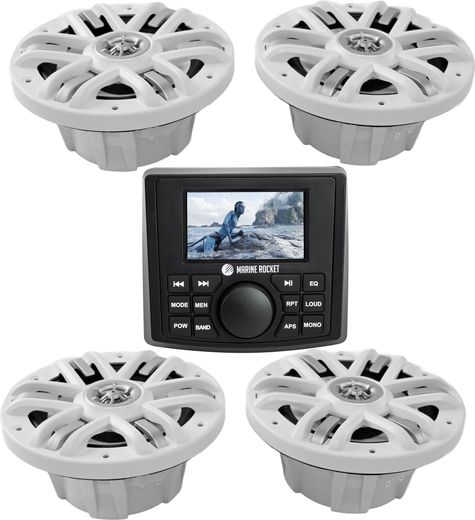 Морская аудиосистема Marine Rocket MRH-335 (комплект 4W)