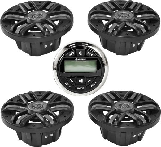 Морская аудиосистема Marine Rocket MRH-833 (комплект 4B)