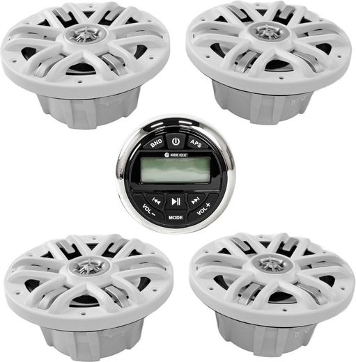 Морская аудиосистема Marine Rocket MRH-833 (комплект 4W)