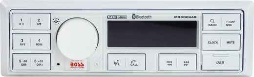 Морская магнитола 1DIN BOSS MR500UAB, уценена