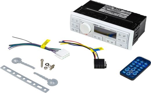 Морская магнитола 1DIN BOSS MR500UAB, уценена