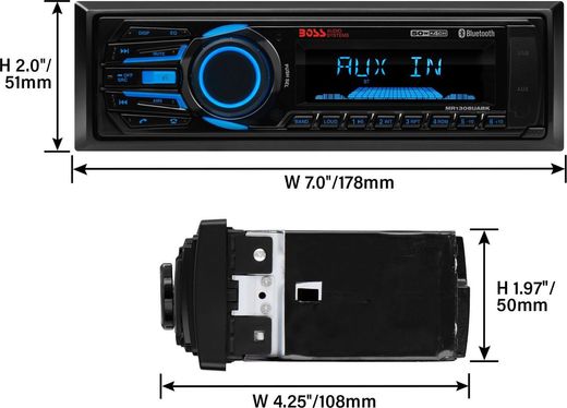 Морская магнитола BOSS MR1308UABK