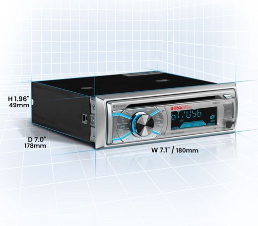 Морская магнитола BOSS MR508UABS