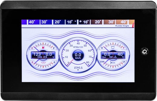 Морской многофункциональный дисплей MFD-70, 7 дюймов, сенсорный, TFT, Marine Rocket