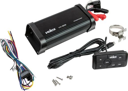 Морской усилитель 4x60W с пультом управления