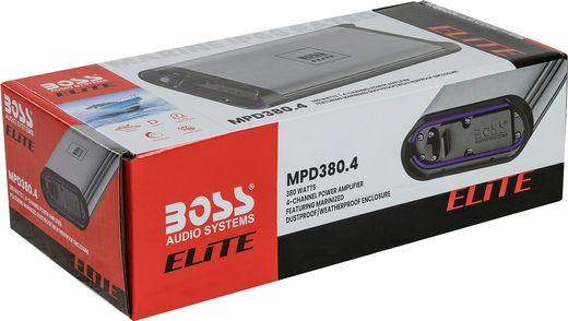 Морской усилитель BOSS MPD380.4, (4 канала, 380W)