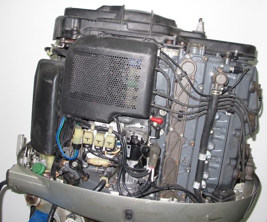 Мотор лодочный Honda BF115, б/у