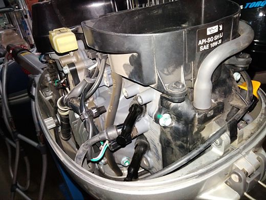 Мотор лодочный Honda BF20D, б/у