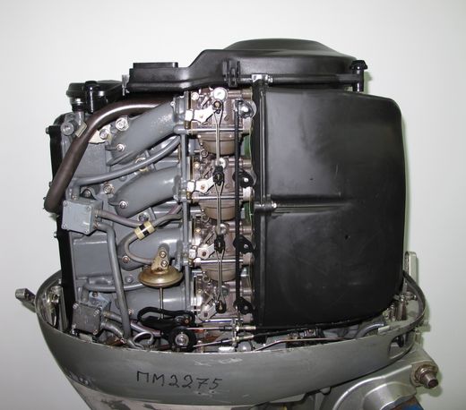 Мотор лодочный Honda BF75A, б/у