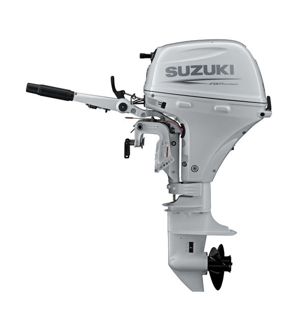 Мотор лодочный Suzuki DF20ATS, белый